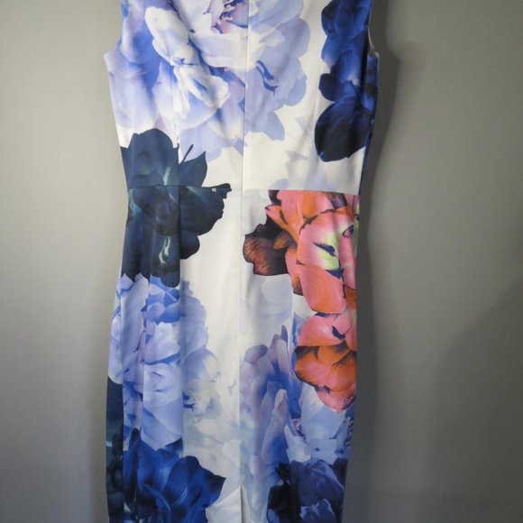 KAREN MILLEN - FLOWER PENCIL DRESS - SIZE 6 - NEW CONDITION - Picture 7 of 7